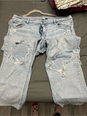 American Eagle ripped jeans